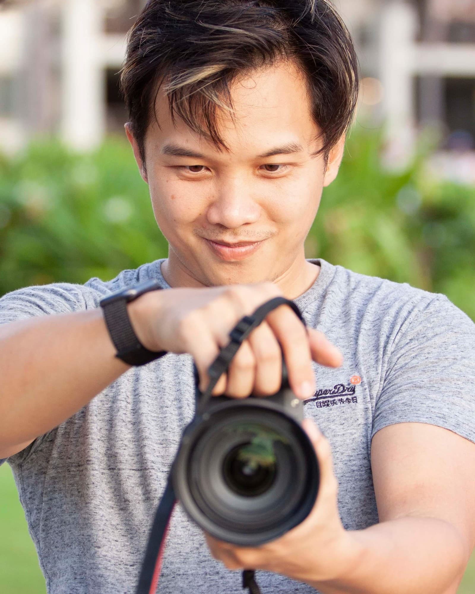 Sony Ho, photographer, in Honolulu